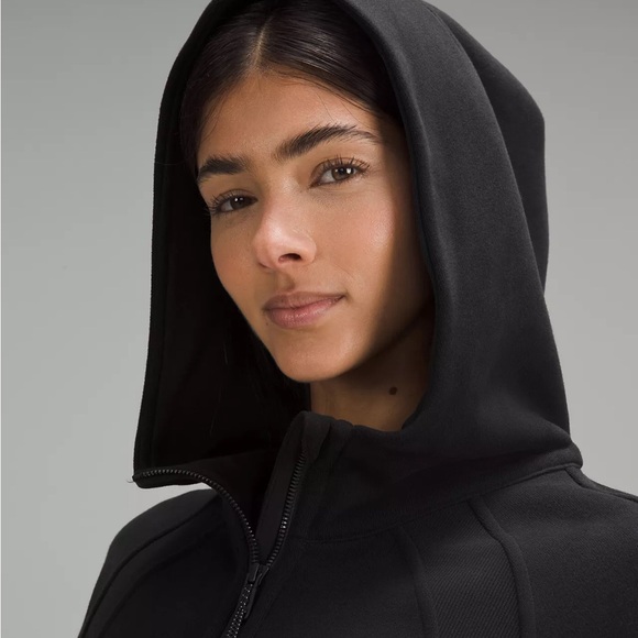 Lululemon Black 3/4 Crop Zip Hoodie, Size XS/S - Picture 3 of 15